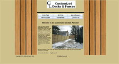 Desktop Screenshot of cldecksandfences.com